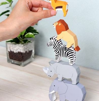 17847 stroitelnye bloki iz zhivotnyh safari animal building blocks safari canon iz bumagi razvertka shablon papercraft skachat besplatno mir buma 2067ade.jpg