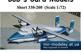 1873 blizhnemagistralnyj passazhirskij samolet short 330 200 bobs card models iz bumagi razvertka shablon papercraft skachat besplatno mir bumazh 01dfe74.jpg