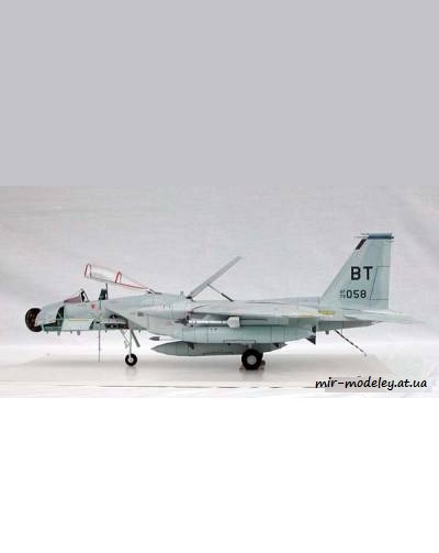 №6297 - F-15C Eagle (ModelArt) из бумаги — развертка (шаблон) papercraft скачать бесплатно | Мир бумажного моделирования