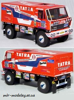 №2096 - Tatra 815 vd 10 300 4×4.1 (ABC 8/2008 ) из бумаги — развертка (шаблон) papercraft скачать бесплатно | Мир бумажного моделирования
