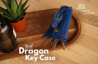 vykrojka kozhanaja kljuchnicy v vide drakona dragon key case 05f3f51.jpg