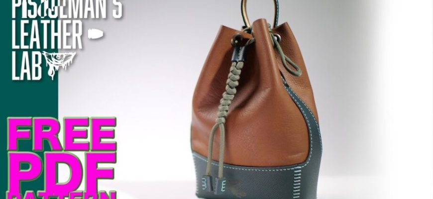 vykrojka kozhanaja sumka meshok ot pistolmans leather lab a021d0b.jpg