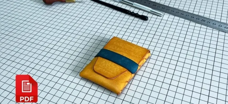 vykrojka kozhanyj besshovnyj koshelek kardholder ot talakh leather sraft 8b456f9.webp